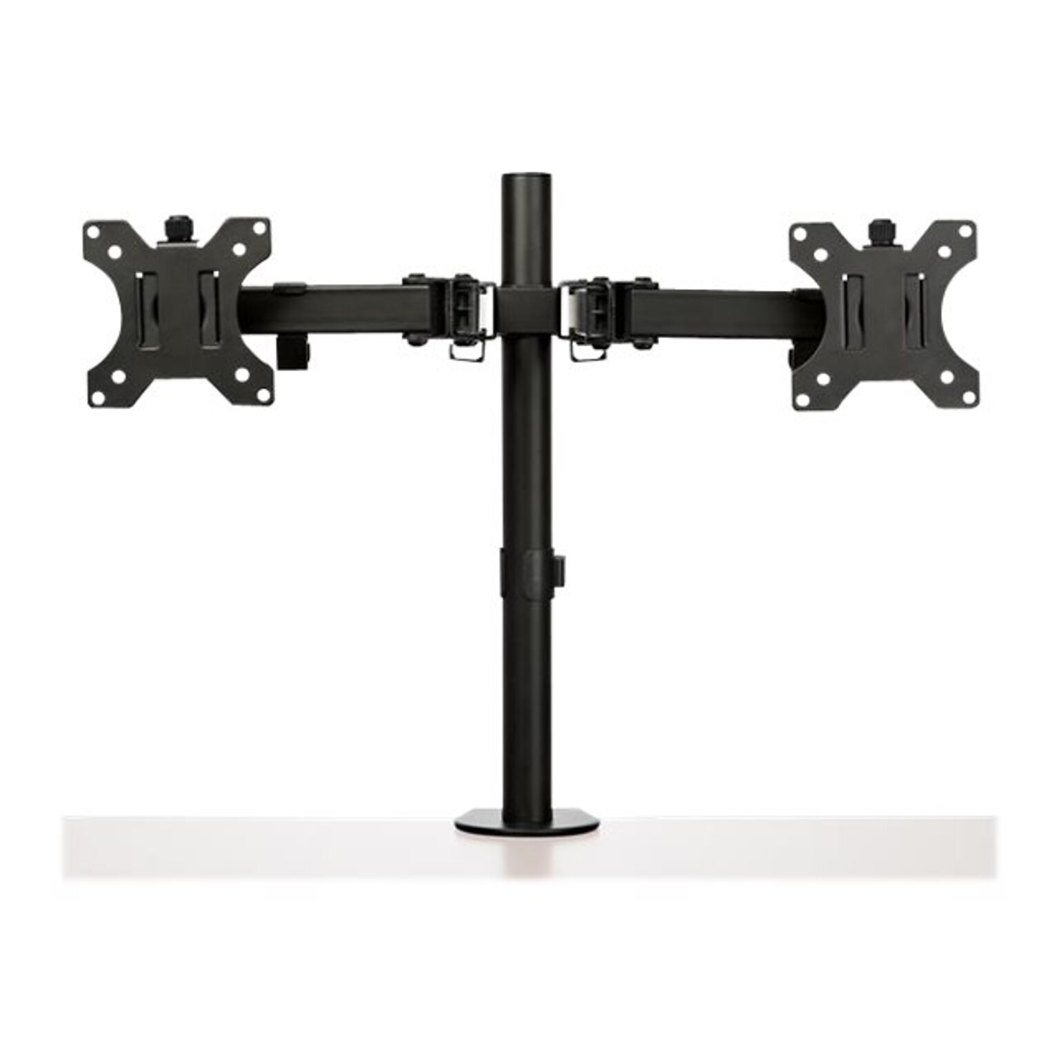 Desk Mount Dual Monitor Arm - Ergonomic VESA Compatible Mount for up to 32 inch Display - Desk Clamp / Grommet - Articulating