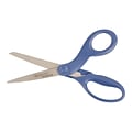 Westcott 8 Titanium Multi-Purpose/Heavy Duty Scissor, Blunt Tip, Navy (17509)