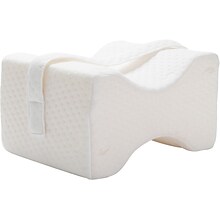 Mind Reader Memory Foam Knee Pillow, White (KNEELOW-WHT)