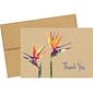 Great Papers! Paradise Faux Kraft Matte Personal Thank You Notecard, Multicolor, 50/Pack (2020034)