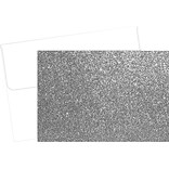 Great Papers! Glitter Glossy Personal Thank You Notecard, Silver, 15/Pack (2020023)