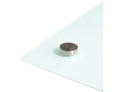 U Brands Glass Dry-Erase Whiteboard, 3' x 3' (2795U00-01)