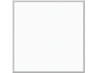 U Brands Melamine Dry-Erase Whiteboard, Aluminum Frame, 3' x 3' (2889U00-01)