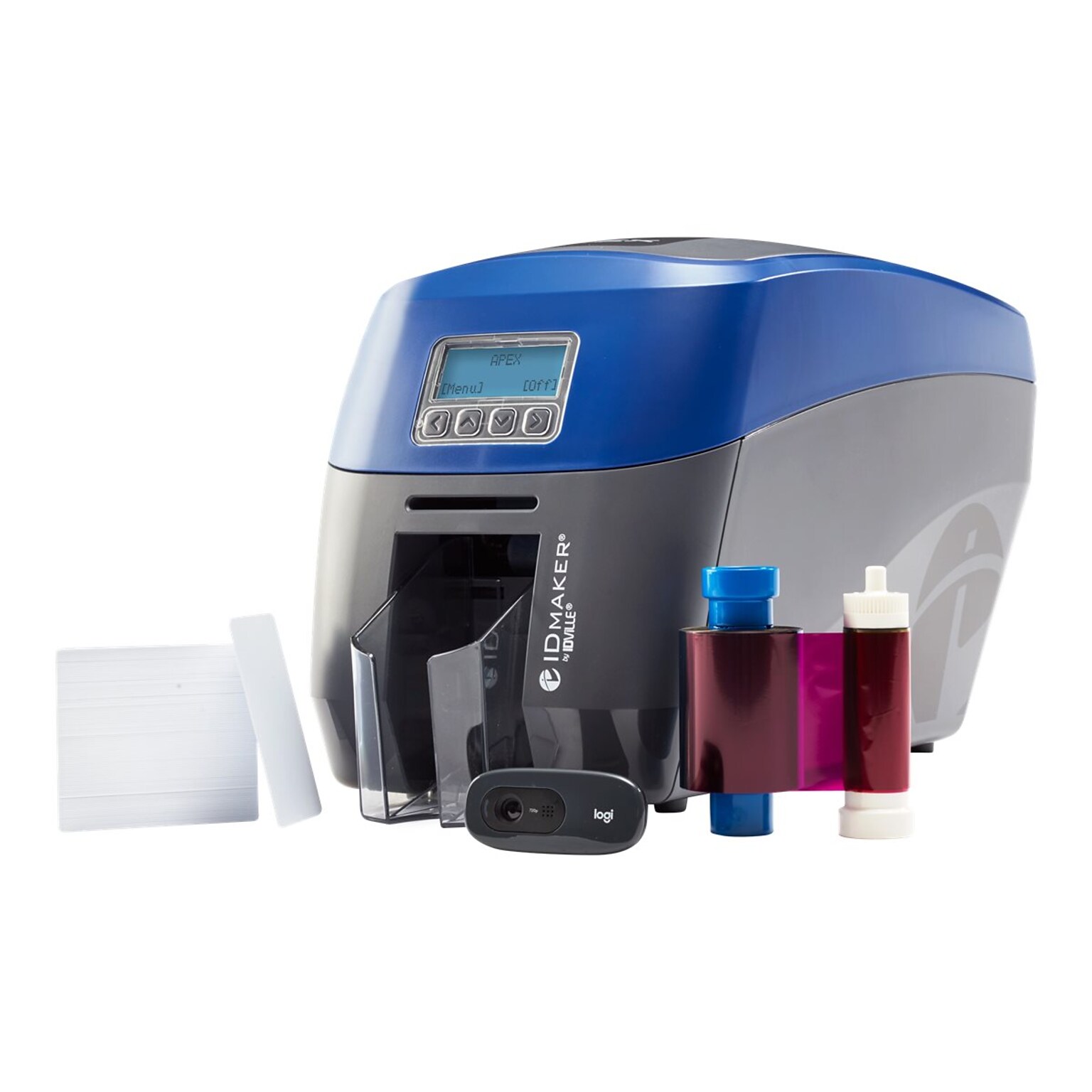 IDville ID Maker Apex 1-Sided ID Card Printer System