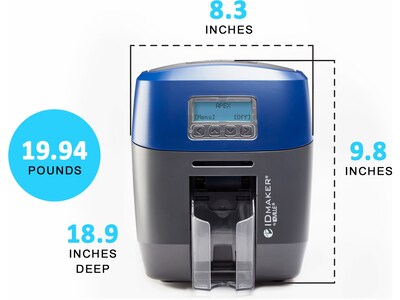 IDville ID Maker Apex 1-Sided ID Card Printer System (136001731)