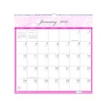 2021 House of Doolittle 12 x 12 Wall Calendar, Breast Cancer Awareness, White/Pink (3671-21)