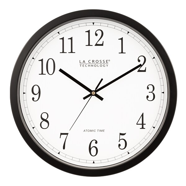 La Crosse Technology Wall Clock, Plastic, 14Dia. (WT-3143A)