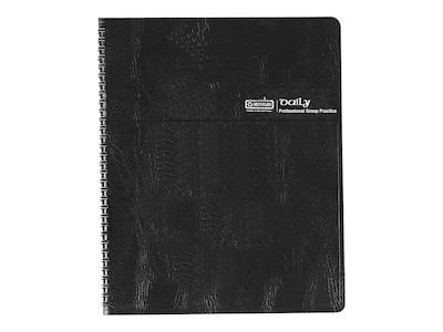 House of Doolittle 8-Person Faux Leather Journal, 8.5 x 11, Black (28102-21)