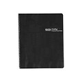 House of Doolittle 8-Person Faux Leather Journal, 8.5 x 11, Black (28102-21)