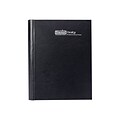 House of Doolittle 4-Person Leatherette Journal, 8.5 x 11, Black (28292-21)
