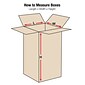 6" x 6" x 20" Shipping Boxes, 32 ECT, Brown, 25/Bundle (6620)