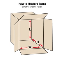 5 x 5 x 8 Shipping Boxes, Brown, 25/Bundle (558)