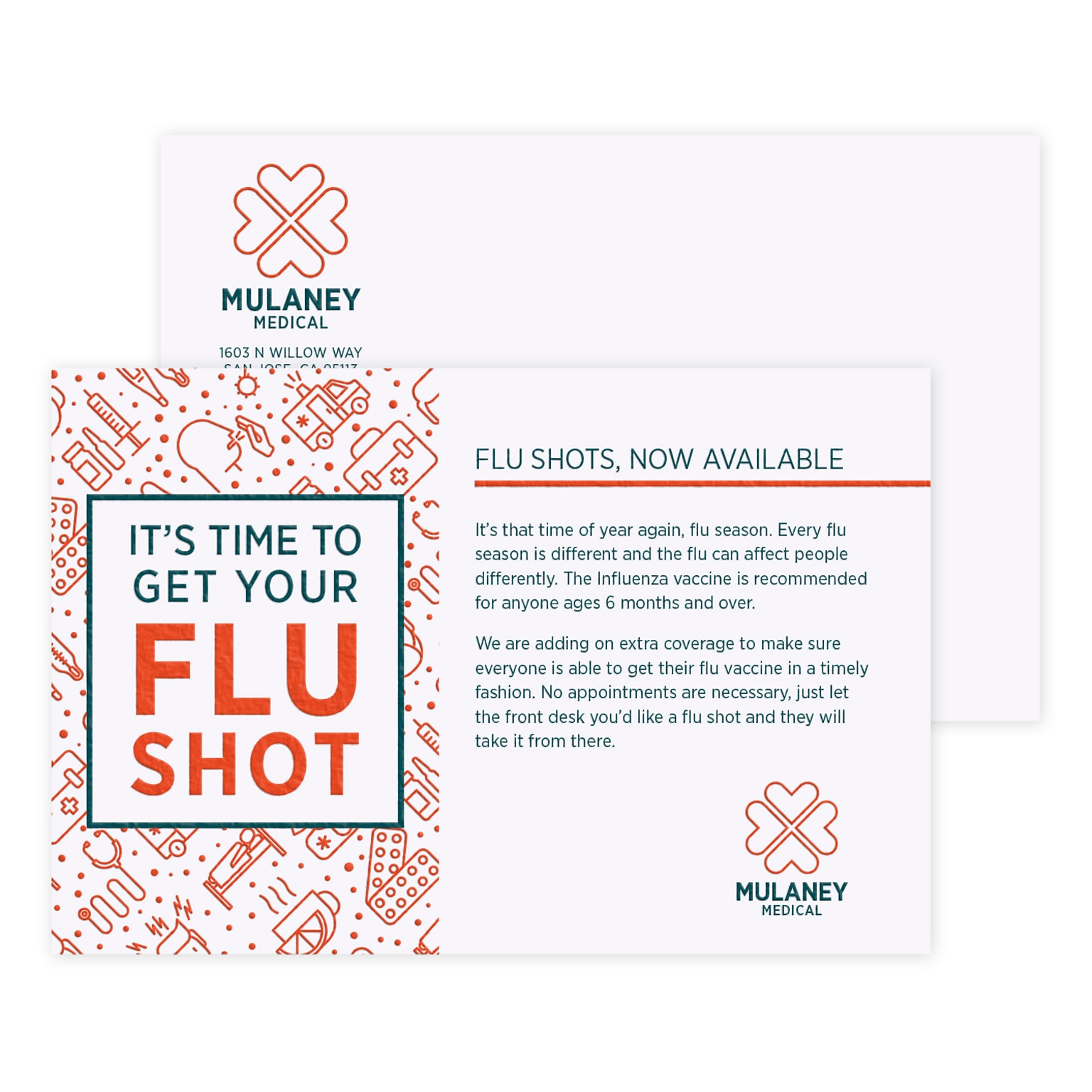 Custom 1-2 Color Postcards, 4 x 6, 14 pt. Uncoated, Raised Print, 2 Custom Inks, 2-Sided, 100/Pk