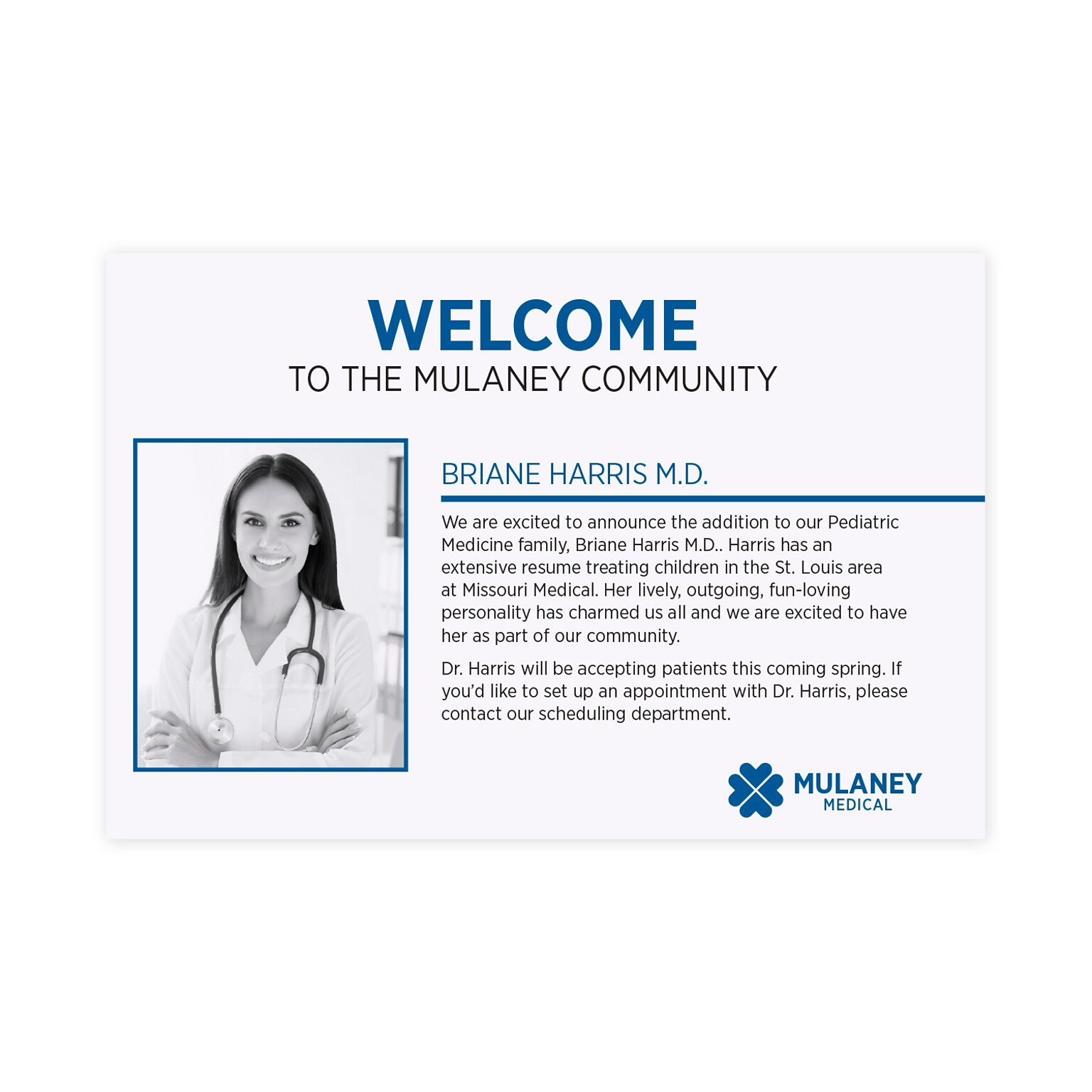 Custom 1-2 Color Postcards, 4 x 6, 14 pt. Uncoated, Flat Print, 2 Standard Inks, 1-Sided, 100/Pk