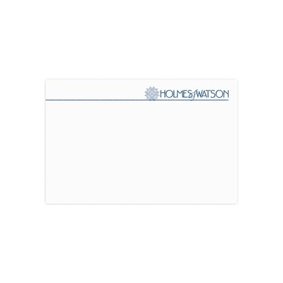 Custom 1 & 2 Color Letterhead, 8.5 x 5.5, Economy White Smooth 24# Stock, 1 Custom Ink, Raised Pri