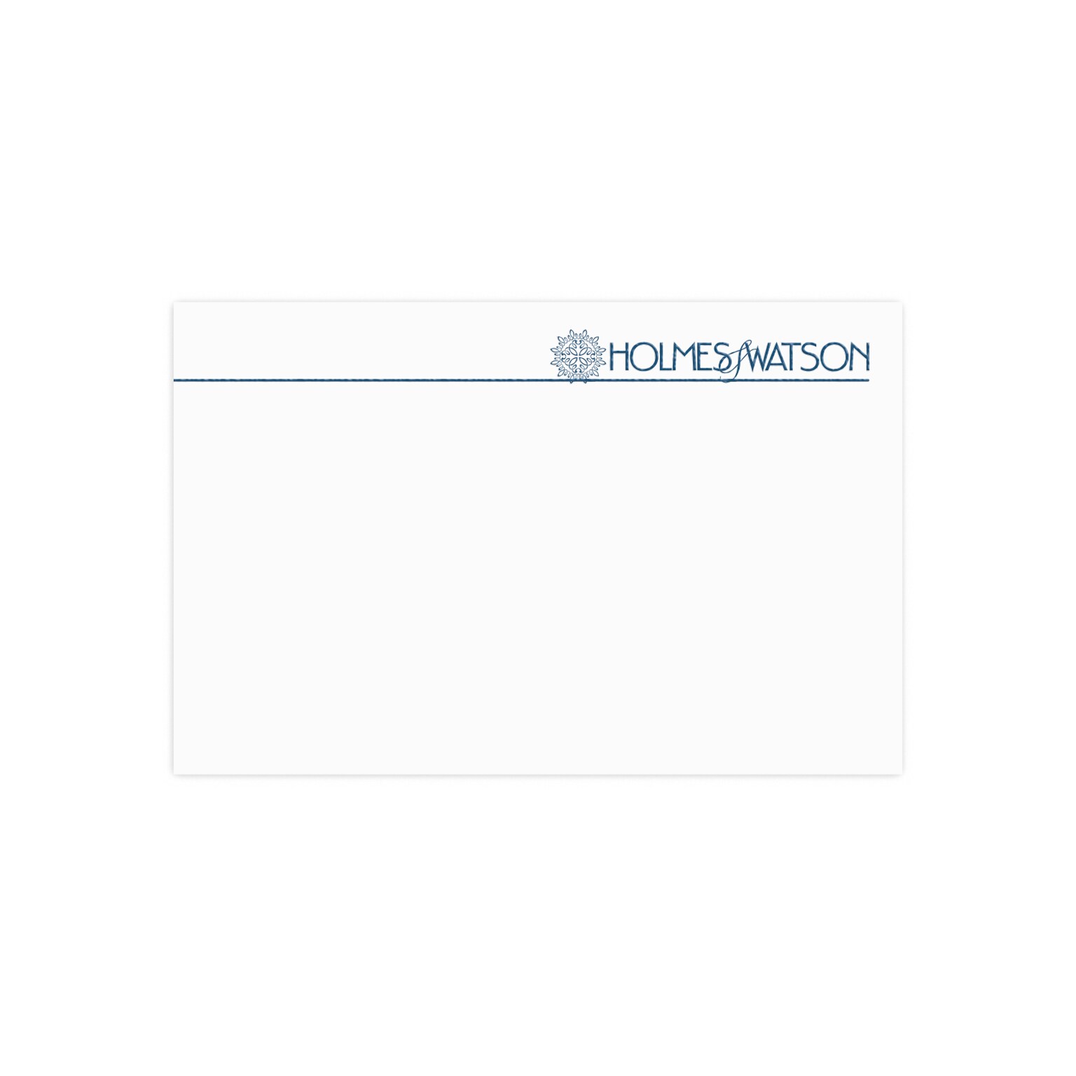 Custom 1 & 2 Color Letterhead, 8.5 x 5.5, Economy White Smooth 24# Stock, 1 Custom Ink, Raised Print