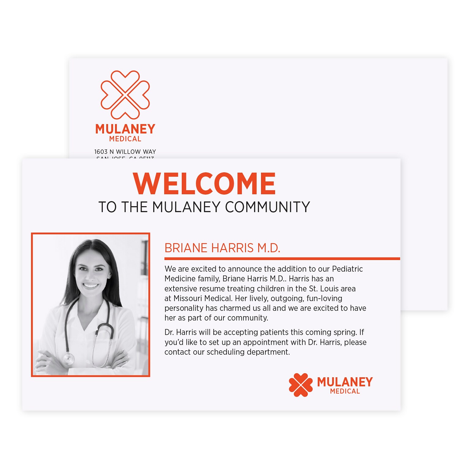 Custom 1-2 Color Postcards, 4 x 6, 14 pt. Uncoated, Flat Print, 1 Standard & 1 Custom Inks, 2-Sided, 100/Pk