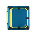 Five Star 2 3-Ring Zipper Binders, Teal/Yellow (29052IH8)