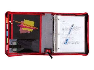 Five Star Zipper Binder With Expansion Panel, 2 Rings