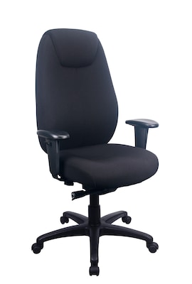 Tempur-Pedic Ergonomic Fabric Swivel Computer and Desk Chair, Black (TP6400-BLK)