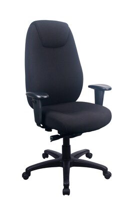 Tempur-Pedic Ergonomic Fabric Swivel Computer and Desk Chair, Black (TP6400-BLK)