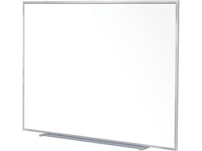 Ghent M1 Porcelain Dry-Erase Whiteboard, Aluminum Frame, 5' x 6' (M1P-56-4)