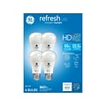 GE Refresh 10.5W A19 LED Bulb, 4/Pack (42978)