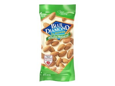 Blue Diamond Almonds, 4 oz., 12 Bags/Pack (BLU11025)