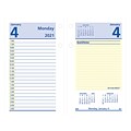 2021 AT-A-GLANCE 3.5 x 6 Desk Calendar Refill, QuickNotes, White (E517-50-21)