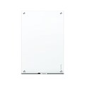 Quartet Brilliance Glass Dry-Erase Whiteboard, 4 x 3 (G24836W)