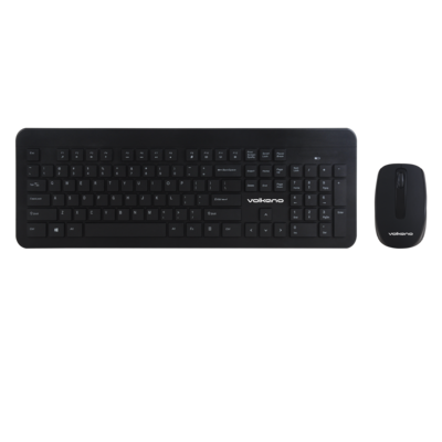 Volkano Cobalt Series Wireless Keyboard and Mouse Combo, Black (VK-20120-BK)