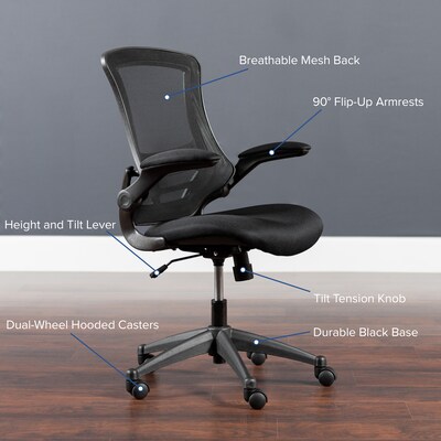 Flash Furniture Ergonomic Gray Mesh Office Chair with Synchro-Tilt