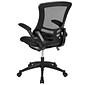 Flash Furniture Kelista Ergonomic Mesh Swivel Mid-Back Task Office Chair, Black (BLX5MBK)