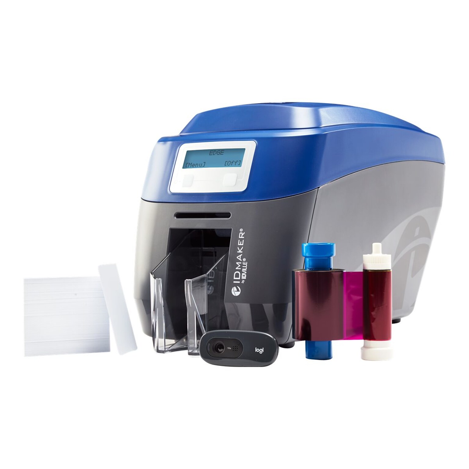 IDville ID Maker Edge 1-Sided ID Card Printer System (136001031)
