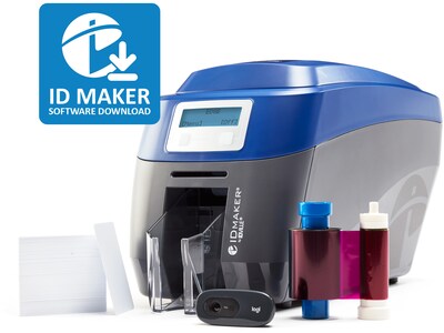 IDville ID Maker Edge 1-Sided ID Card Printer System