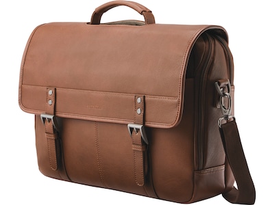 Samsonite Classic Leather Pocket Briefcase, Cognac (126040-1221)