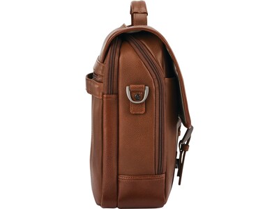 Samsonite Classic Leather Pocket Briefcase, Cognac (126040-1221)