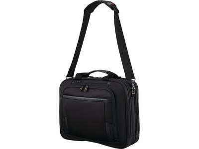 Samsonite Pro Nylon Dual Compartment Briefcase, Black (126357-1041)