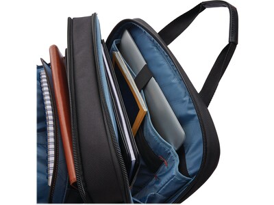 Samsonite Pro Nylon Dual Compartment Briefcase, Black (126357-1041)