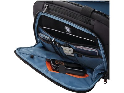 Samsonite Pro Nylon Dual Compartment Briefcase, Black (126357-1041)