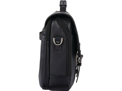 Samsonite Classic Leather Pocket Briefcase, Black (126040-1041)
