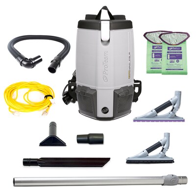 ProTeam ProVac FS 6 with ProBlade Hard Surface and Carpet Floor Tool Kit (107613)