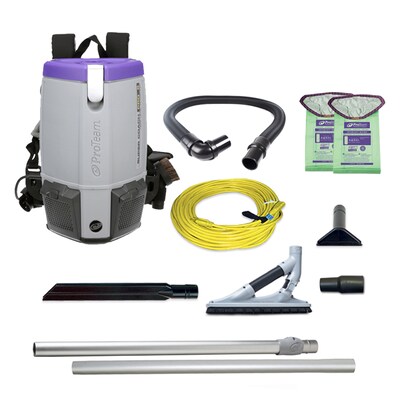 ProTeam Super Coach Pro 6 Backpack Vacuum, Purple/Gray (107534)