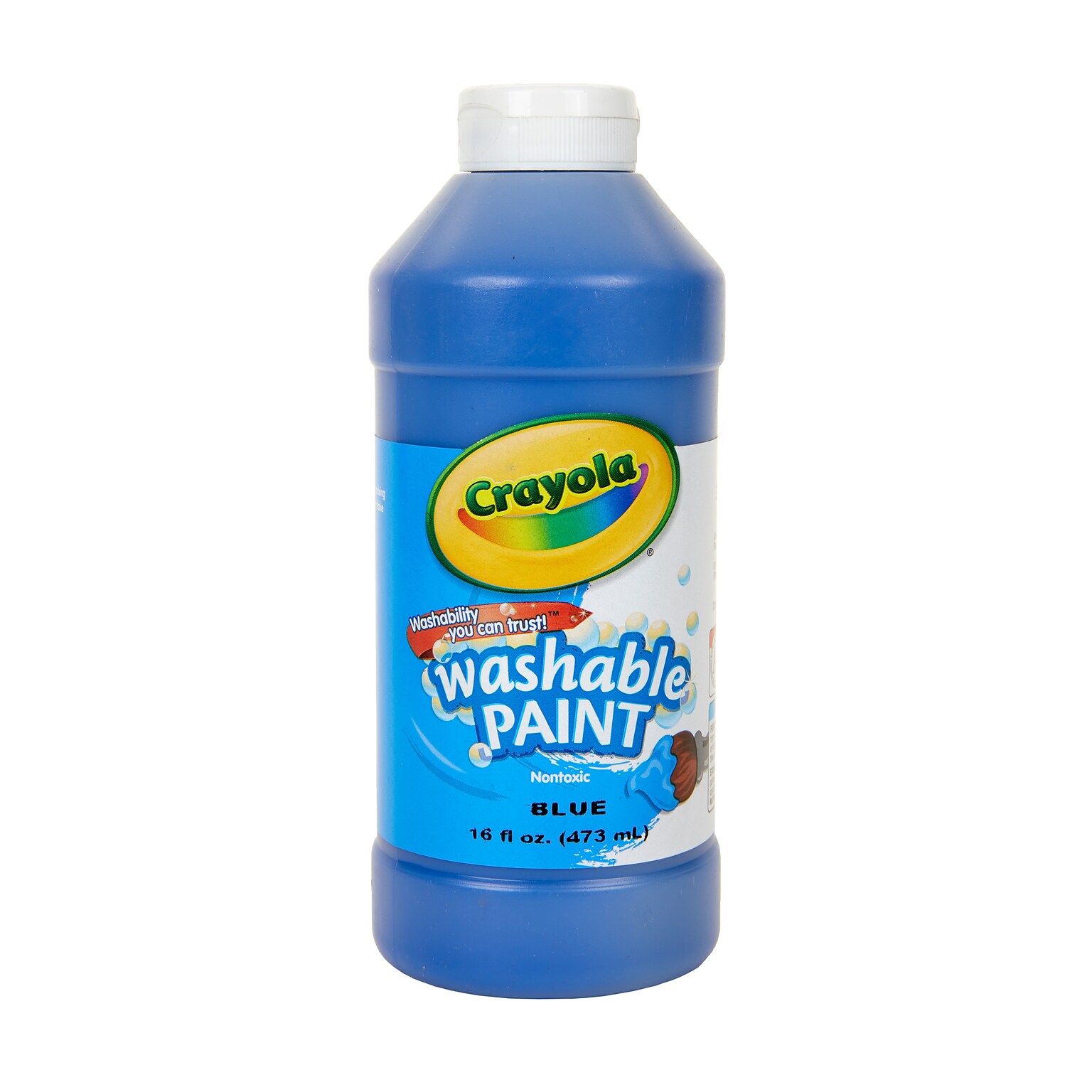 Crayola Washable Paints, Blue, 16 oz. (54-2016-042)