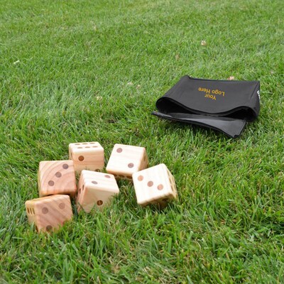 Custom Oversize Wooden Yard Dice Game