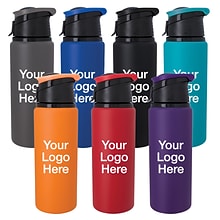 Custom Velvet Touch Aluminum Bottle 24 oz