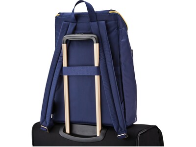 Samsonite Mobile Solution Deluxe Laptop Backpack, Navy Blue Nylon (128172-1598)