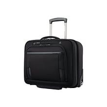 Samsonite Pro Mobile Office Laptop Upright Rolling Briefacase, Black Nylon (126363-1041)