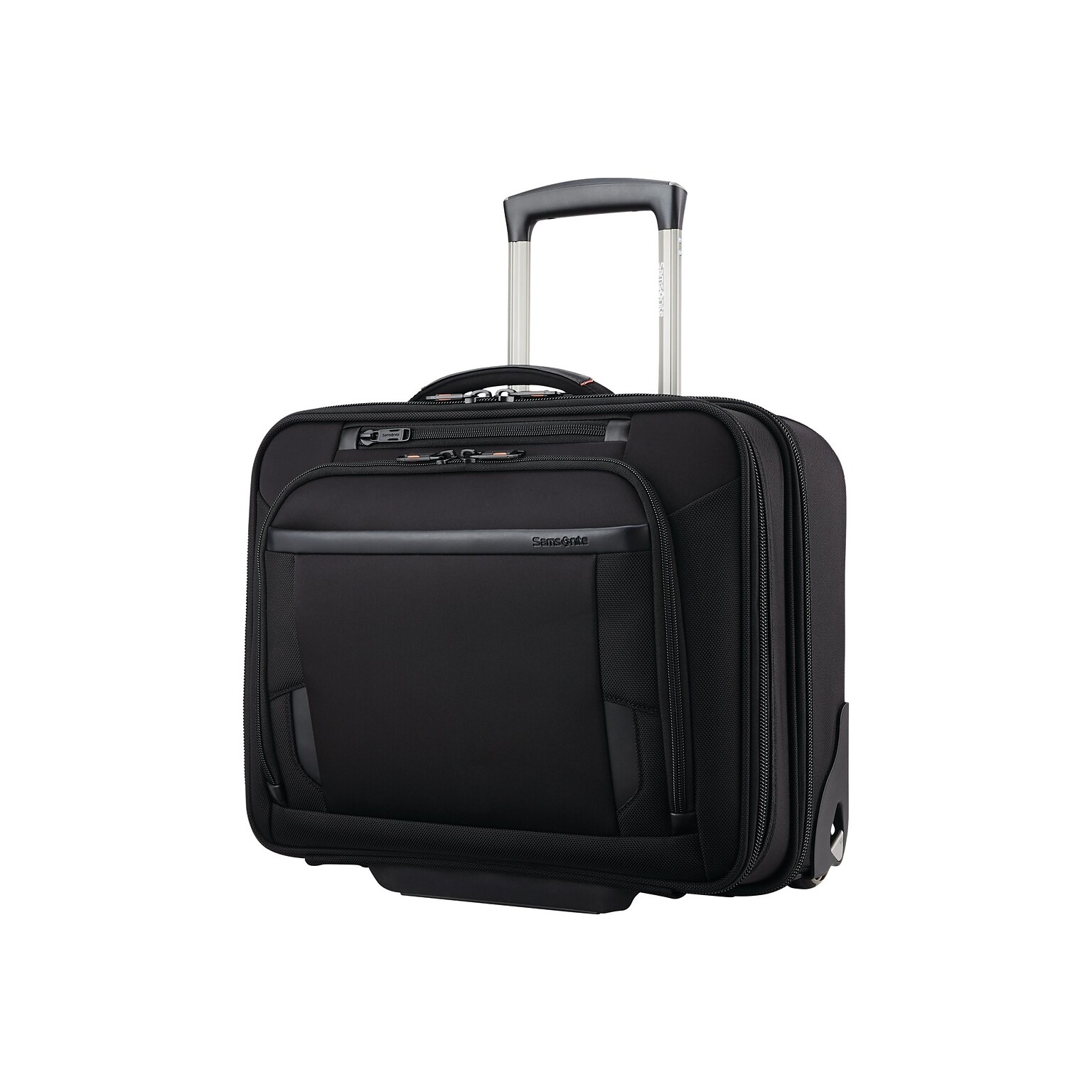 Samsonite Pro Mobile Office Laptop Upright Rolling Briefacase, Black Nylon (126363-1041)