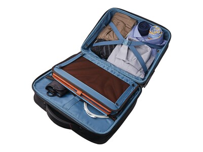 Samsonite Pro Mobile Office Laptop Upright Rolling Briefcase, Black Nylon (126363-1041)